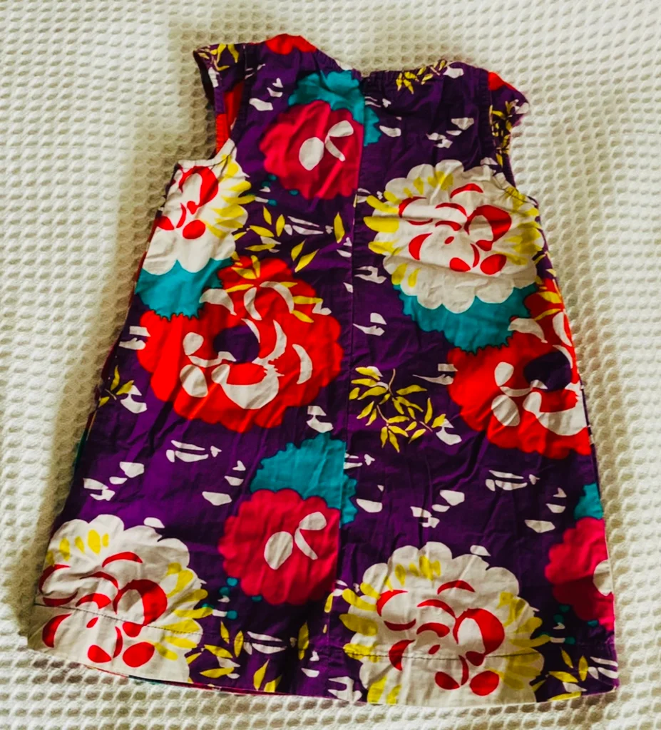 🔥-20%🔥 Robe DPAM 💯 coton Fleurie – Violette & Multicolore – T.3 ans (94 cm) – photo 6